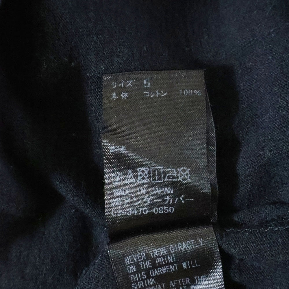 UNDERCOVER(アンダーカバー) 19AW ONLINE EXCLUSIVE LOGO TEE 半袖 クルーネック Tシャツ ブラック
