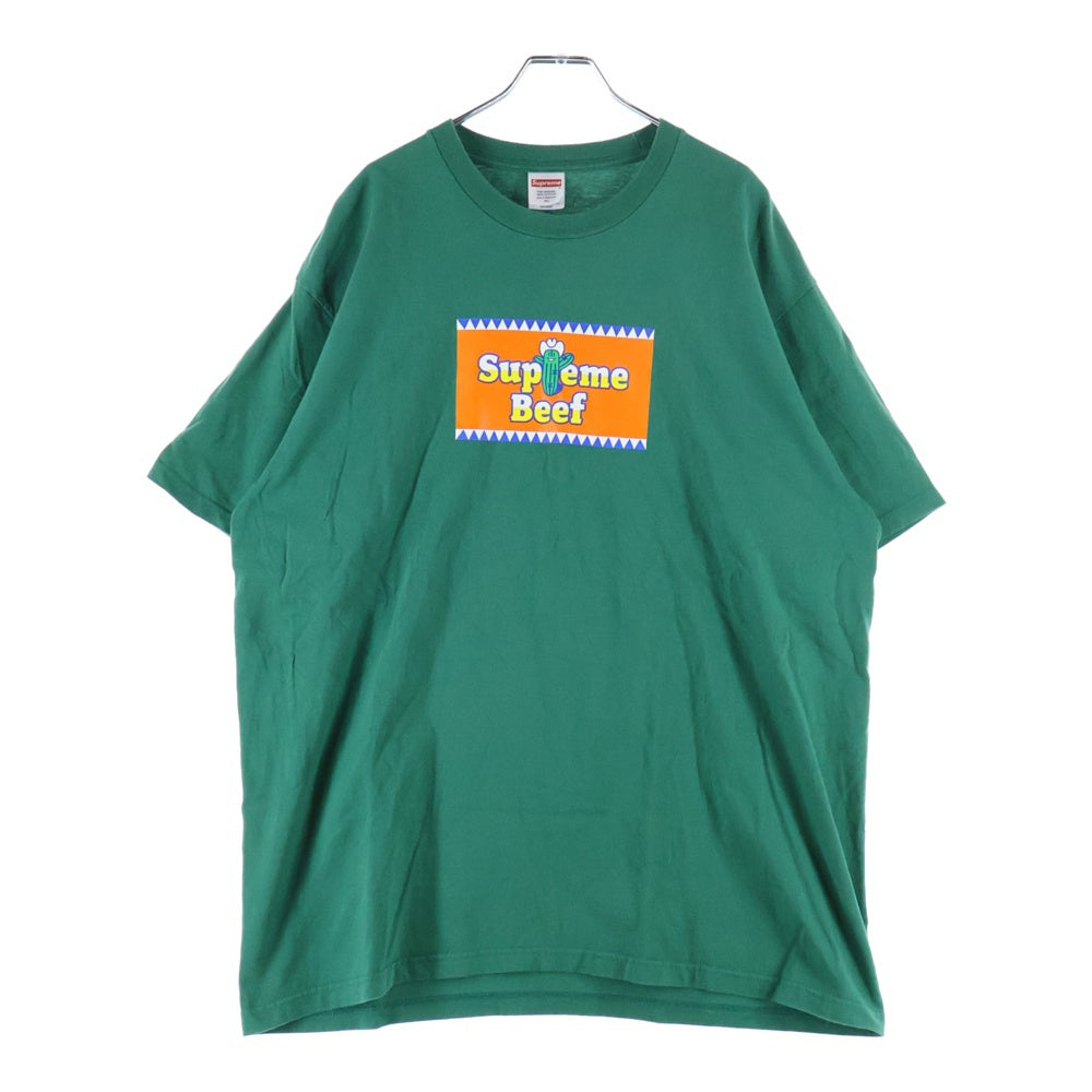 SUPREME(シュプリーム) 25SS Beef Tee ビーフ 半袖 クルーネック カットソー Tシャツ グリーン