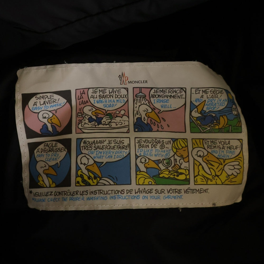 MONCLER(モンクレール) 19AW FAIVELEY JACKET E20914132685 539NE ロゴ総柄 ダウンジャケット ブラック