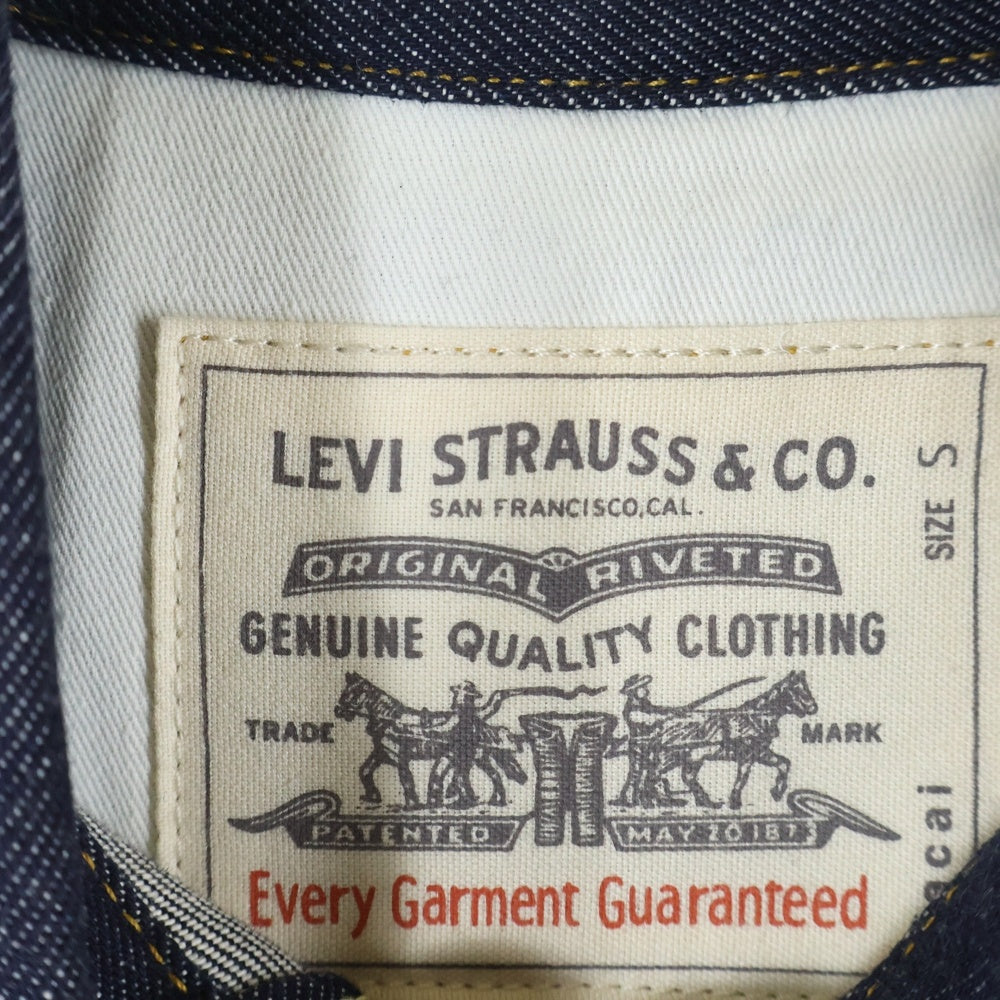 Levi's(リーバイス) 25SS ×sacai Women's Denim Jacket サカイ デニムジャケット インディゴ 25-07781