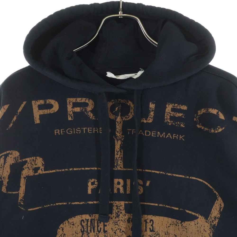 Y/PROJECT(ワイプロジェクト) Snap Insert Hoodie フロントプリント