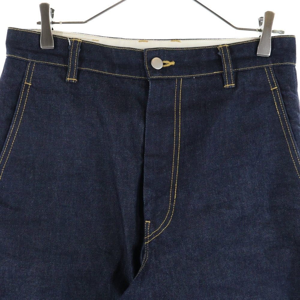 RYO TAKASHIMA(リョウ タカシマ) 21ss STRAIGHT RAW DENIM TROUSERS ストレート デニムパンツ インディゴ 102104009