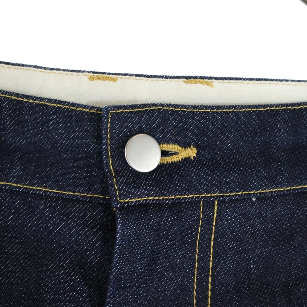 RYO TAKASHIMA(リョウ タカシマ) 21ss STRAIGHT RAW DENIM TROUSERS ストレート デニムパンツ インディゴ 102104009
