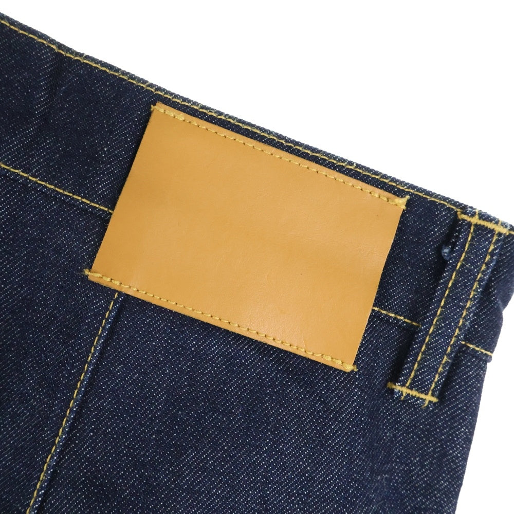 RYO TAKASHIMA(リョウ タカシマ) 21ss STRAIGHT RAW DENIM TROUSERS ストレート デニムパンツ インディゴ 102104009