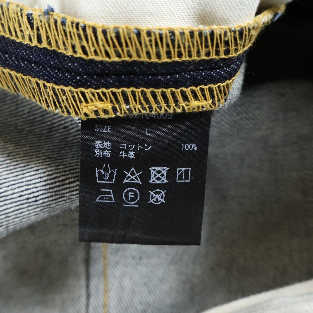 RYO TAKASHIMA(リョウ タカシマ) 21ss STRAIGHT RAW DENIM TROUSERS ストレート デニムパンツ インディゴ 102104009