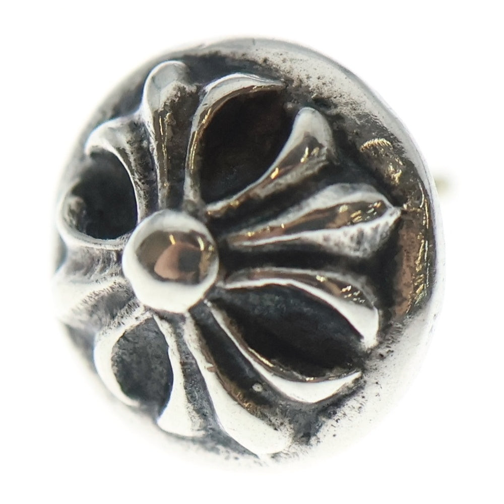 CHROME HEARTS(クロムハーツ) STUD CRSBLL クロスボールスタッドピアス シルバー BCA110