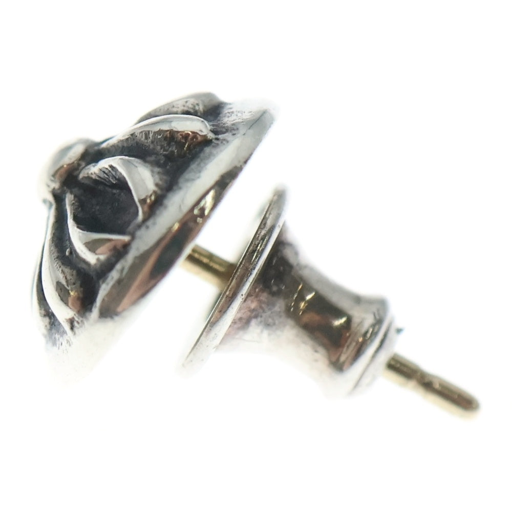 CHROME HEARTS(クロムハーツ) STUD CRSBLL クロスボールスタッドピアス シルバー BCA110