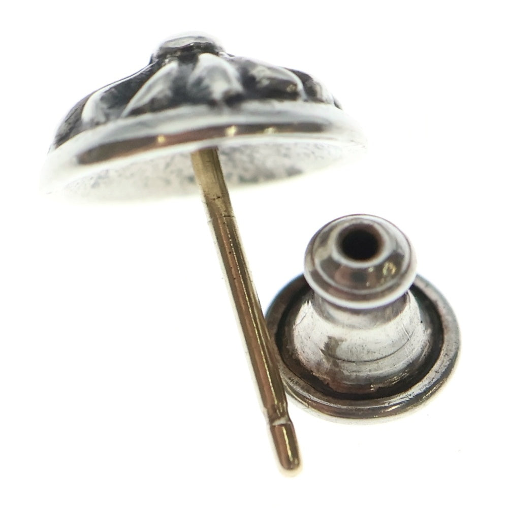 CHROME HEARTS(クロムハーツ) STUD CRSBLL クロスボールスタッドピアス シルバー BCA110
