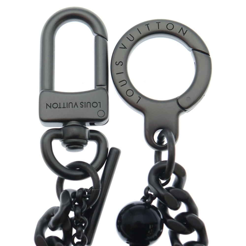 VUITTON ウォレットチェーン LOUIS VUITTON(ルイヴィトン) ダークルテニウム Wチェーン ウォレット