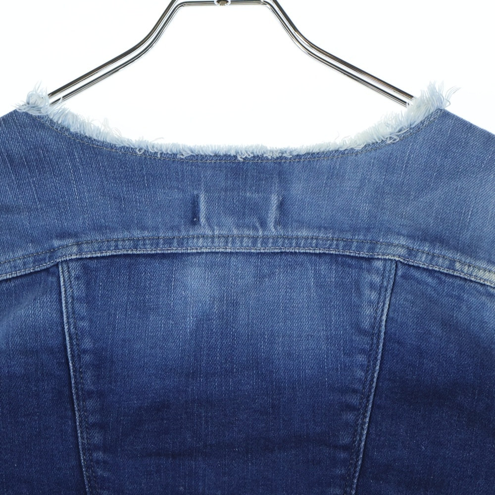 DIESEL(ディーゼル) ショート丈 デニムジャケット ジージャン インディゴ レディース