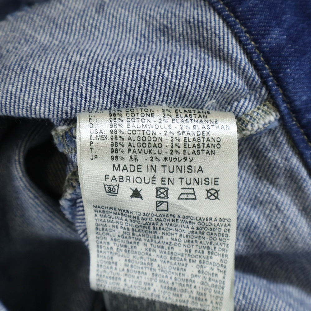 DIESEL(ディーゼル) ショート丈 デニムジャケット ジージャン インディゴ レディース