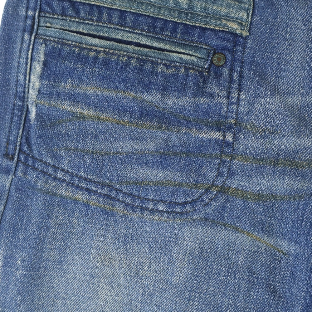 DIESEL(ディーゼル) ダメージ加工 フロントポケット デニムパンツ ジーンズ インディゴ レディース
