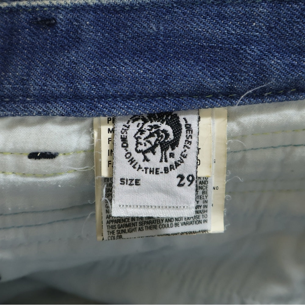DIESEL(ディーゼル) ダメージ加工 フロントポケット デニムパンツ ジーンズ インディゴ レディース