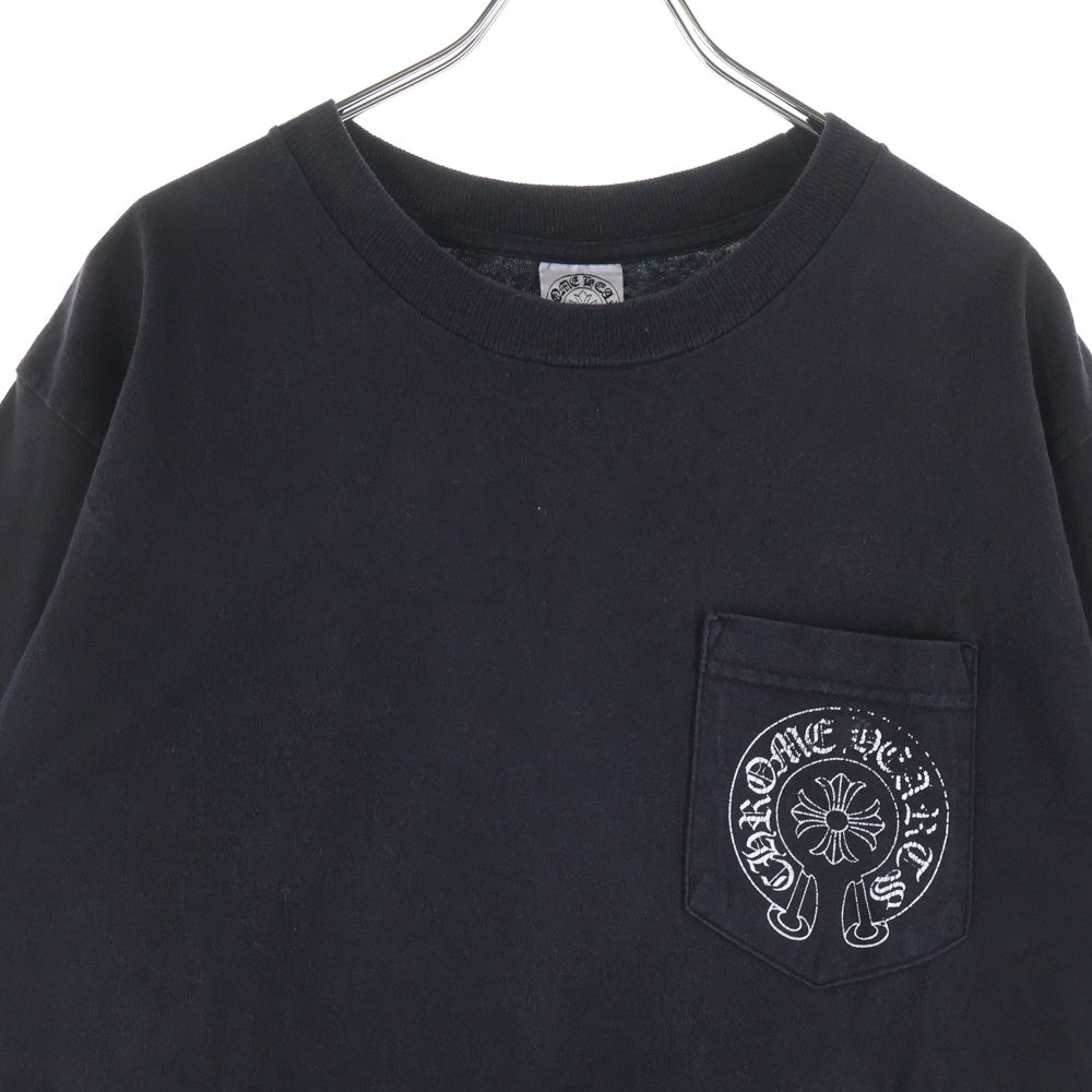 CHROME HEARTS(クロムハーツ) OLD Honolulu CH PLS TEE オールド ホノルル限定 CHプラスプリントTシャツ ロゴプリントクルーネック半袖Tシャツ ブラック