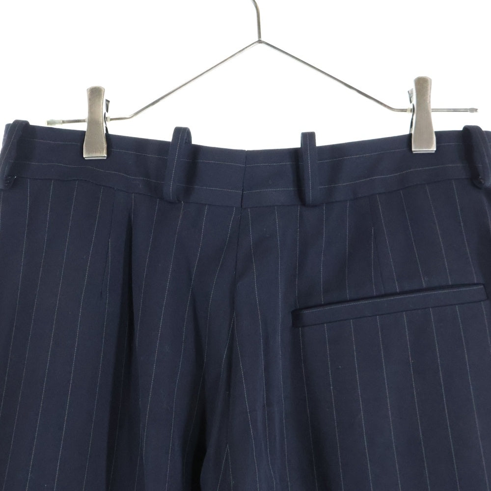 Acne studios ピンストライプテーラードトラウザーズ Acne Studios - ピンストライプトラウザーズ - ネイビー