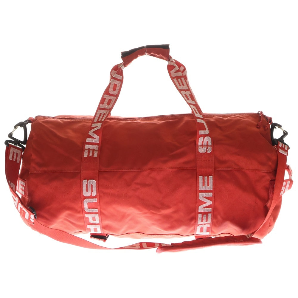 SUPREME(シュプリーム) 18SS Duffle Bag ロゴ ダッフルバッグ レッド