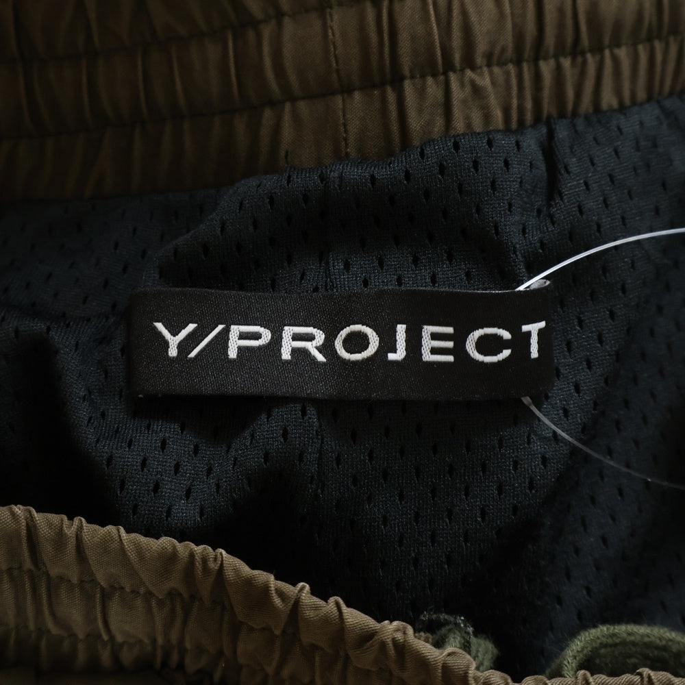 Y/PROJECT(ワイプロジェクト) ドローコード付き ワイドパンツ カーキ