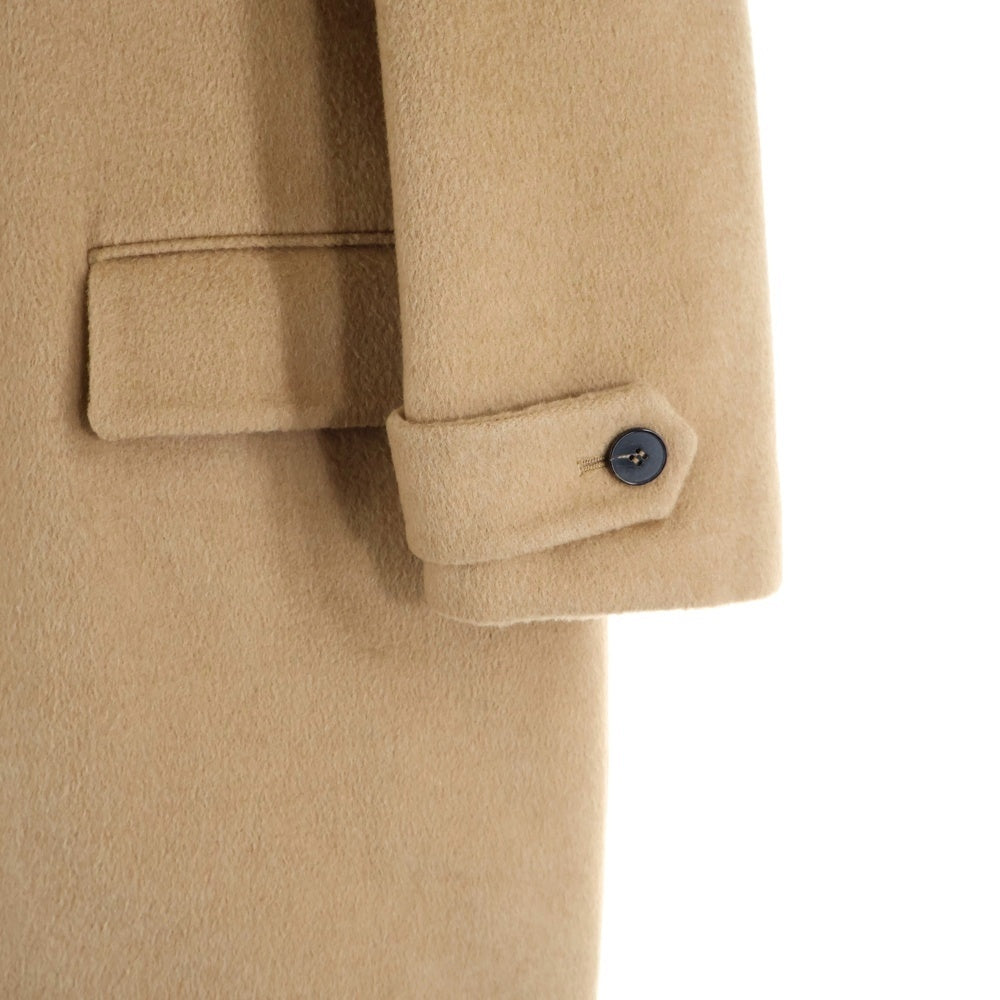 VALENTINO(ヴァレンティノ) ウール 裏地カモ柄ナイロン チェスターコート キャメル HVA44H35-VT0506