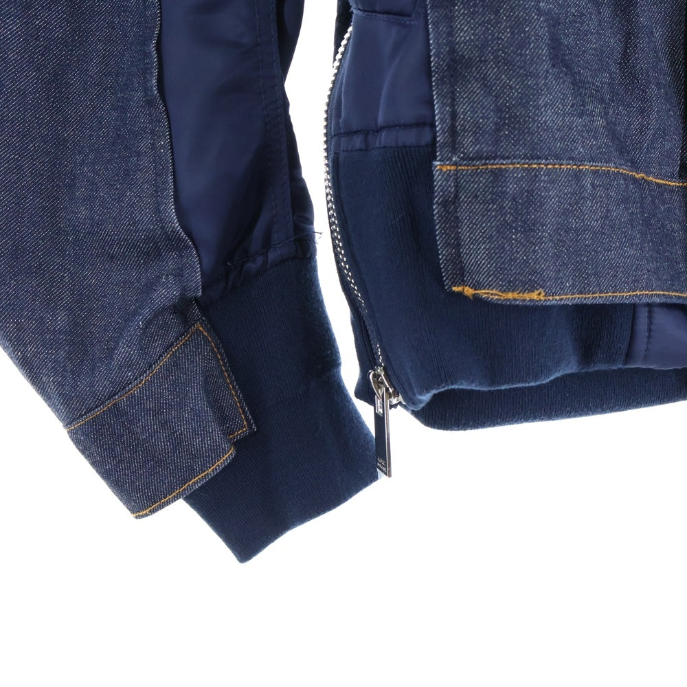 Sacai(サカイ) ×A.P.C アーペーセー ドッキング デニムジャケット インディゴ 21-0293S