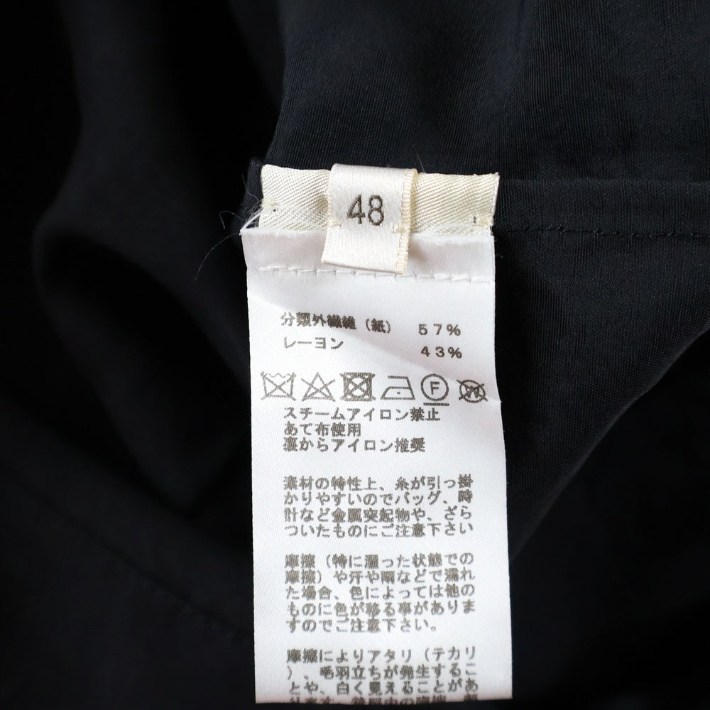 HERMES(エルメス) ジップアップ Vネック カーディガン ブラック