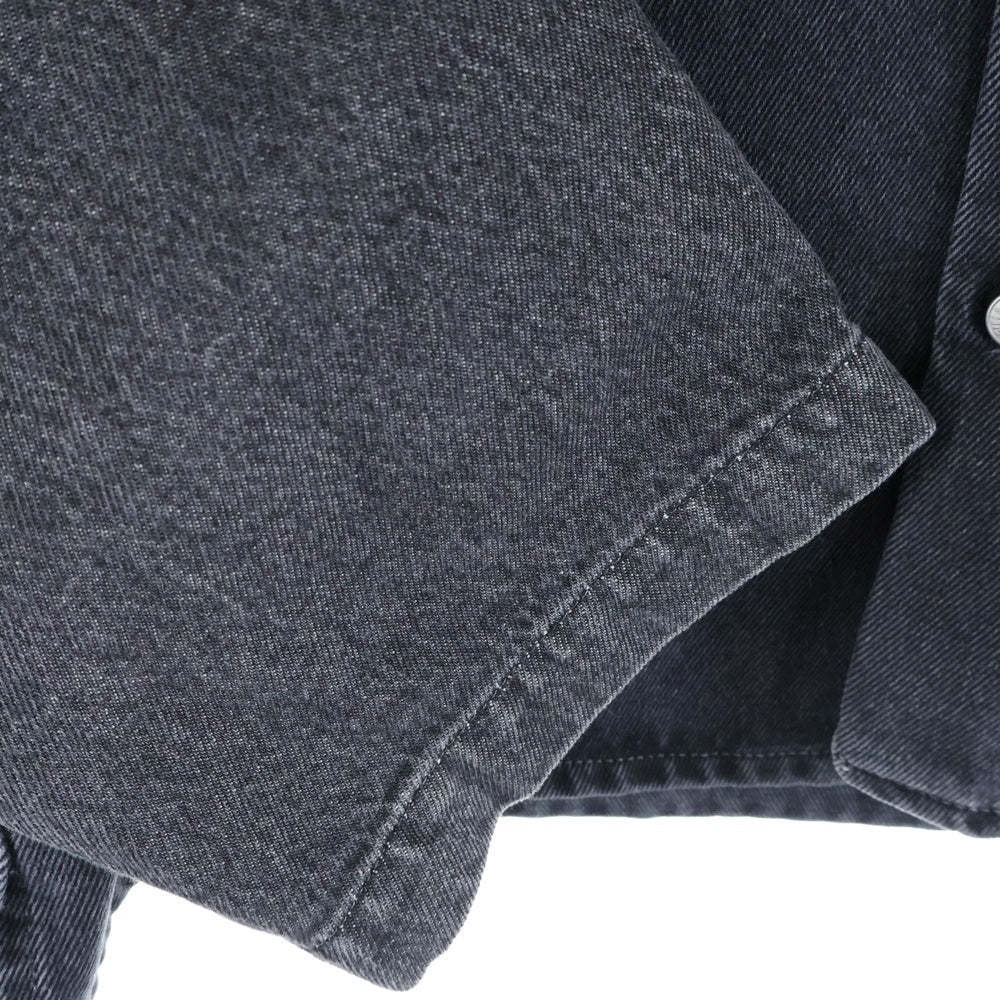 MM6 Maison Margiela(エムエムシックスメゾンマルジェラ) 24SS Hooded denim jacket デニムジャケット グレー SH0AM0003