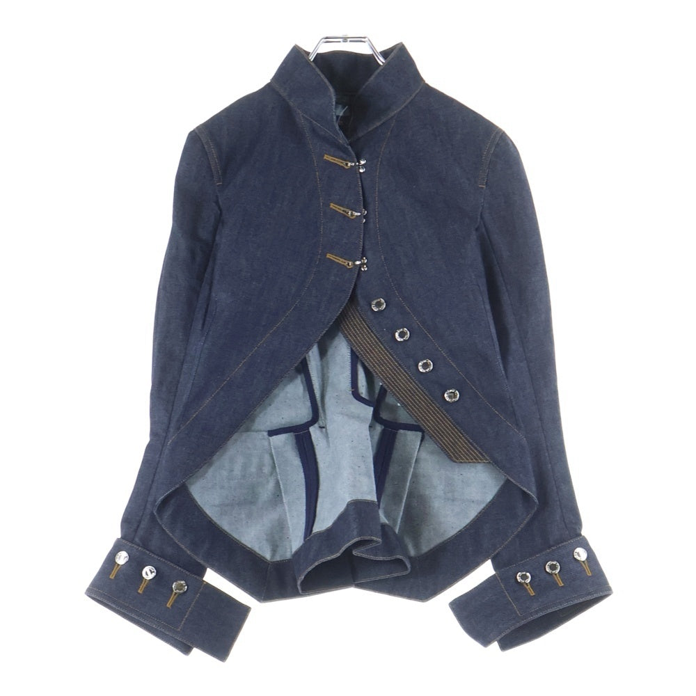 LOUIS VUITTON(ルイヴィトン) 24AW LVアシンメトリックデニムジャケット インディゴ RW242WB EFY FRVE36