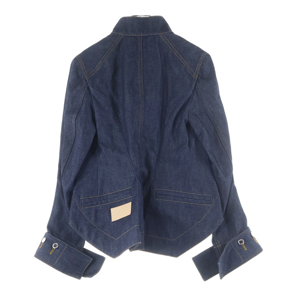 LOUIS VUITTON(ルイヴィトン) 24AW LVアシンメトリックデニムジャケット インディゴ RW242WB EFY FRVE36