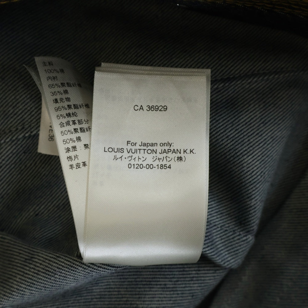 LOUIS VUITTON(ルイヴィトン) 24AW LVアシンメトリックデニムジャケット インディゴ RW242WB EFY FRVE36