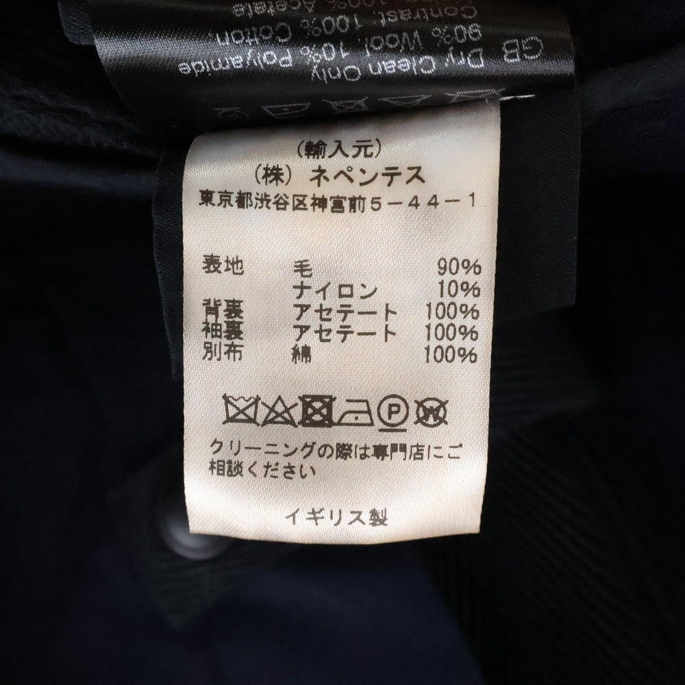 Engineered Garments(エンジニアド ガーメンツ) ×Gloverall MONTY 2 Side Vent ダッフルコート ネイビー MS5407