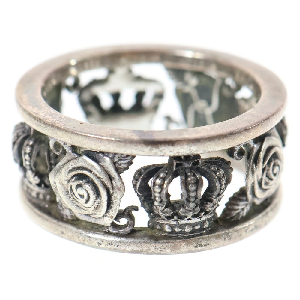 Justin Davis(ジャスティンデイヴィス) MY LOVE マイラブリング クラウン ローズ シルバー レディース