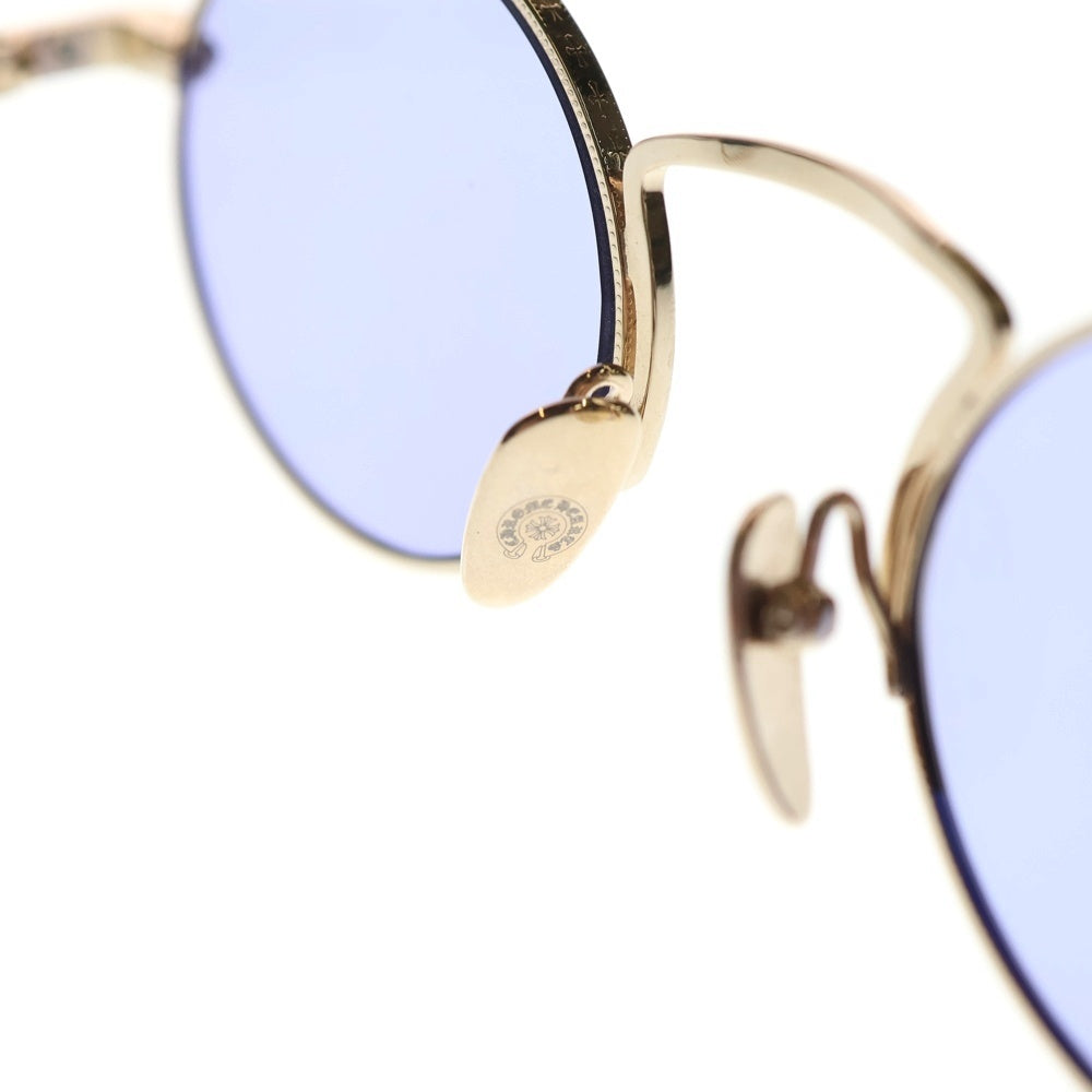 CHROME HEARTS(クロムハーツ) CHROME HEARTS クロムハーツ CLAPPER オーバルフレーム サングラス アイウェア 眼鏡 ゴールド