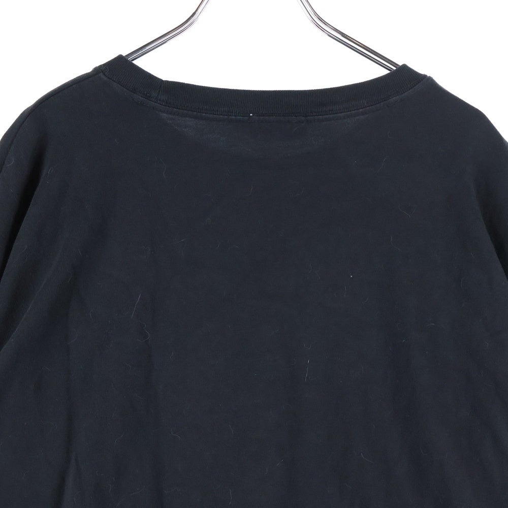 KITH(キス) フロントフェルトロゴ クルーネック 長袖Tシャツ ブラック 25-070-060-0003-7-0