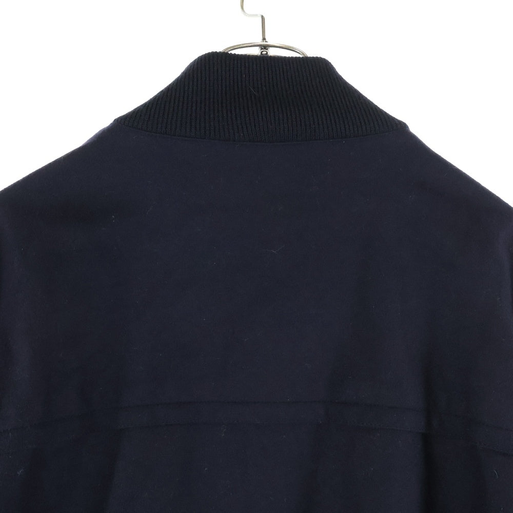 LONGCHAMP(ロンシャン) ボンバージャケット ウール ジップアップ ブラック