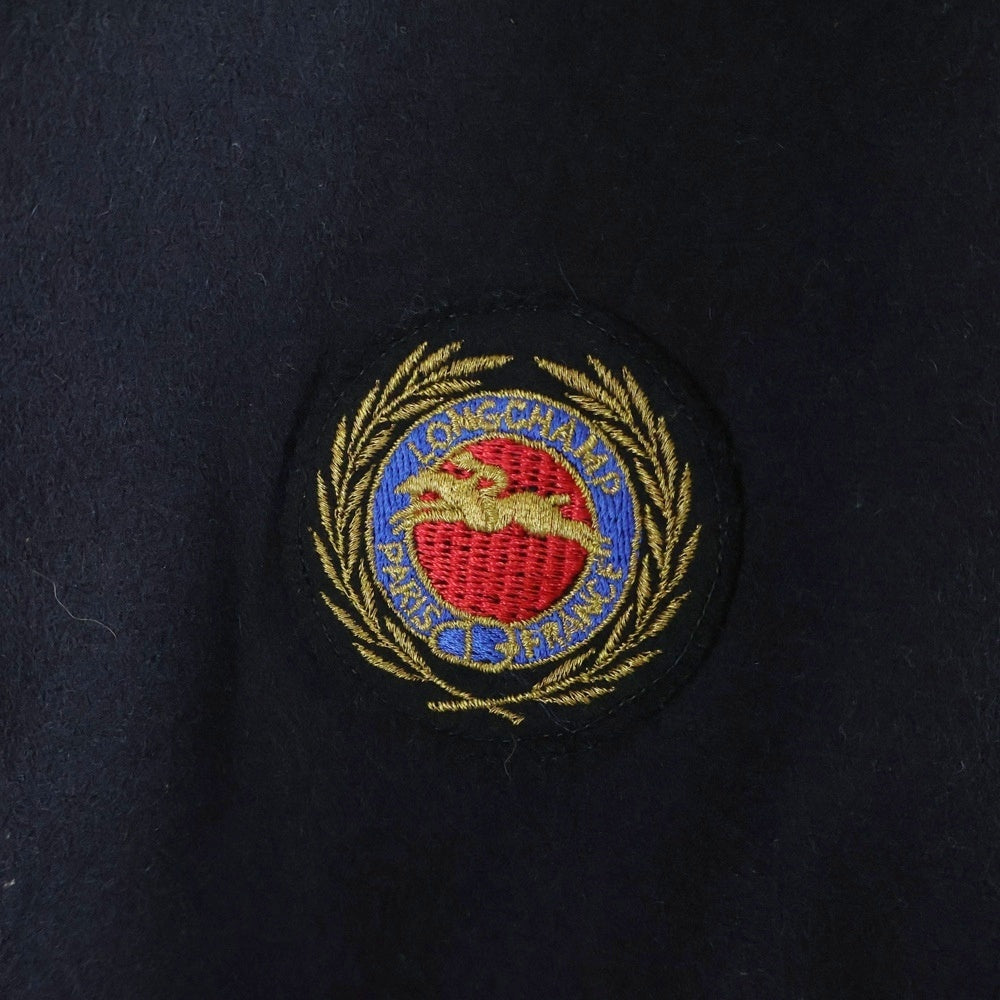 LONGCHAMP(ロンシャン) ボンバージャケット ウール ジップアップ ブラック