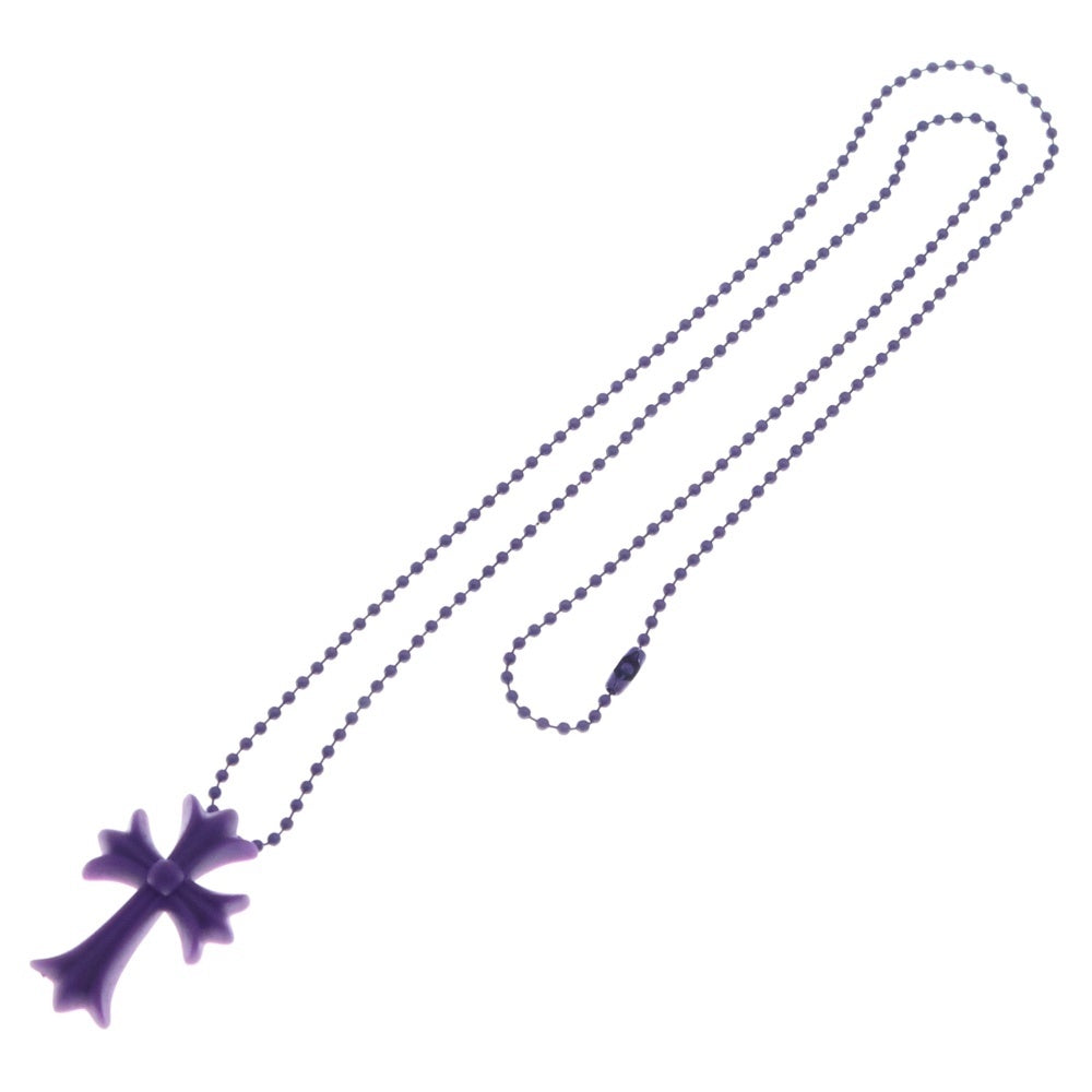 CHROME HEARTS(クロムハーツ) RUBBER CH CRS SML スモールCHクロス ラバーネックレス シリコン パープル BCA306
