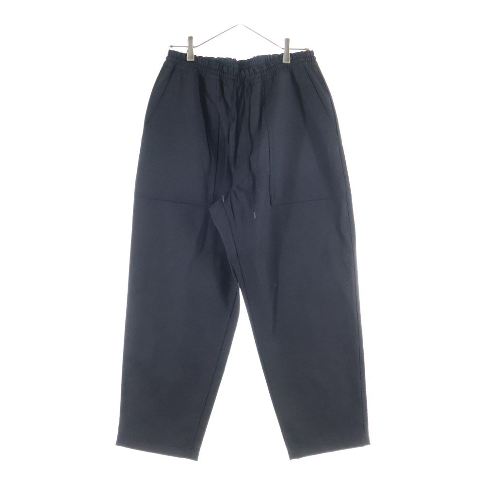 COMME des GARCONS HOMME(コムデギャルソンオム) 24AW ポリウールツイル ベイカーイージーパンツ ブラック HN-P034