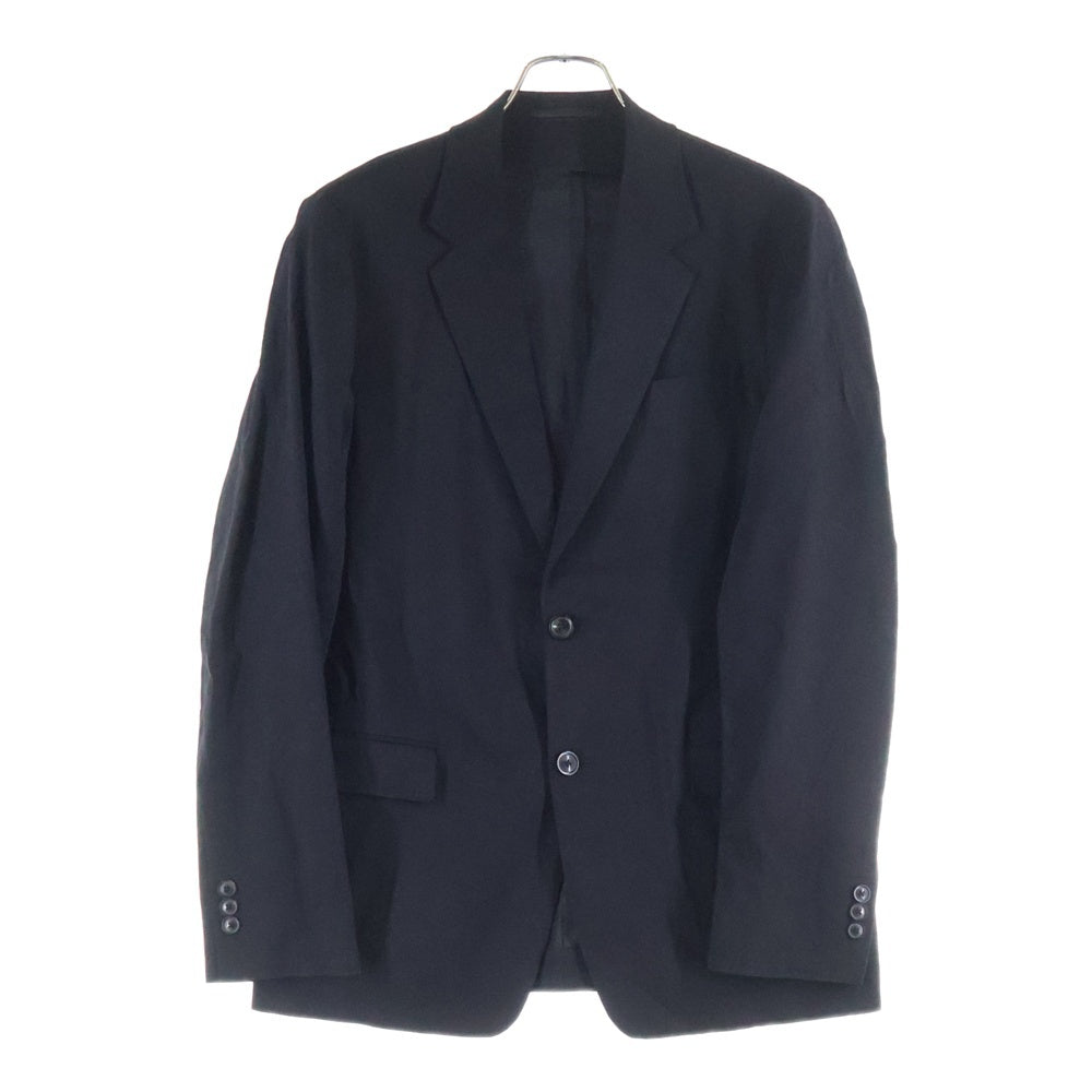 TOMORROWLAND PILGRIM(トゥモローランド ピルグリム) utility MARINI&CECCONI マリーニアンドチェコーニ ストレッチリネン シングル2B テーラードジャケット ブラック 61-07-22-07503