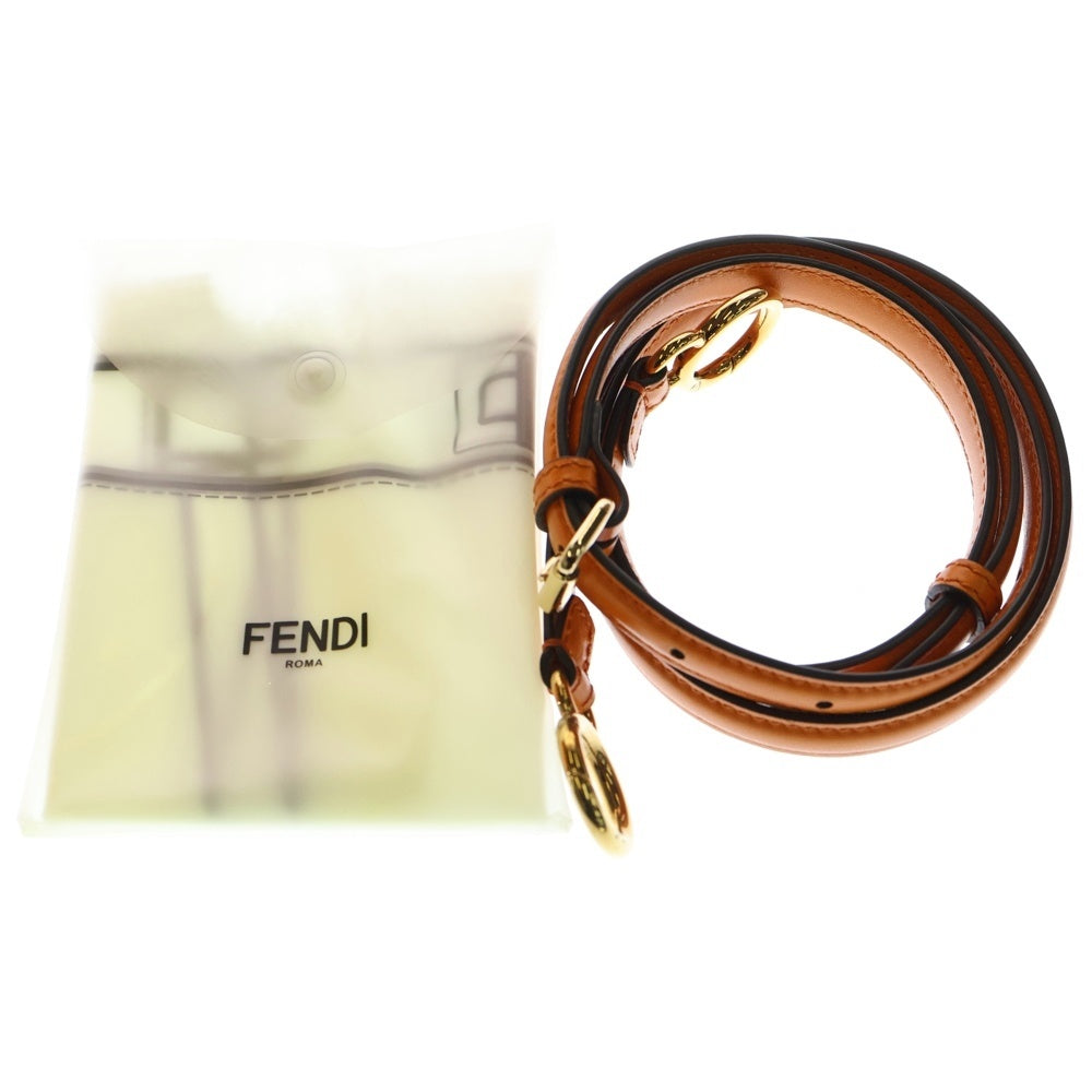 FENDI(フェンディ) ピーカブー アイシーユー レザー 2WAY ショルダーバッグ オレンジ 771-6 レディース