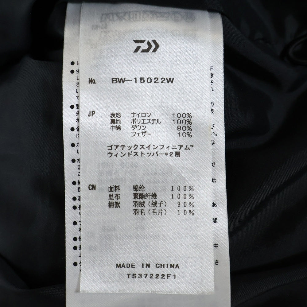 DAIWA PIER39(ダイワ ピアサーティナイン) GORE-TEX INFINIUM EXPEDITION DOWN JACKET ゴアテックス インフィニウム ダウンジャケット ブラック BW-15022W