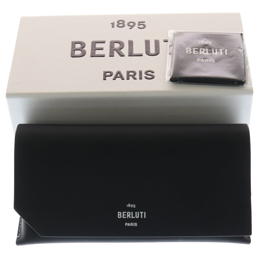 Berluti(ベルルッティ) カリグラフィレンズ クリアフレーム サングラス ブラウン BL40038I