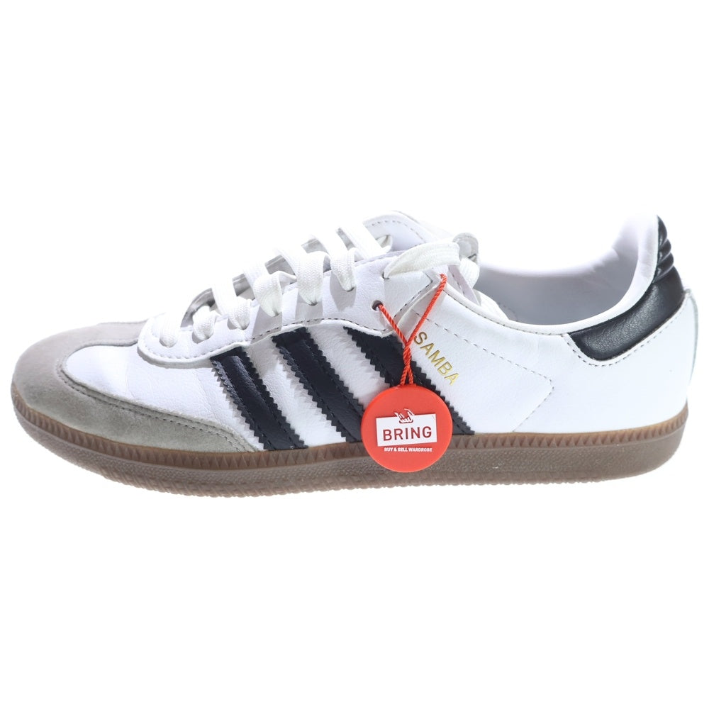 adidas(アディダス) SAMBA VEGAN サンバ ローカットスニーカー ホワイト H01877 レディース