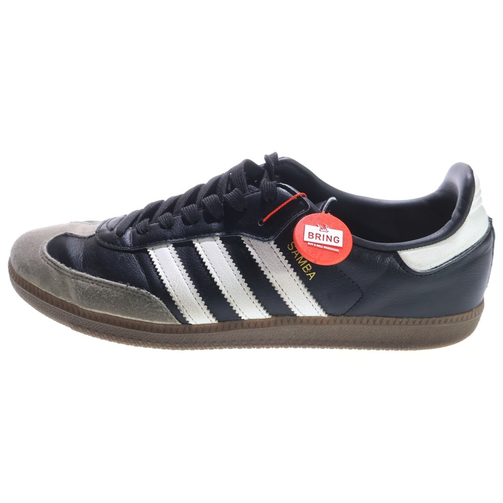 adidas(アディダス) Samba Vegan レザー ローカットスニーカー ブラック H01878