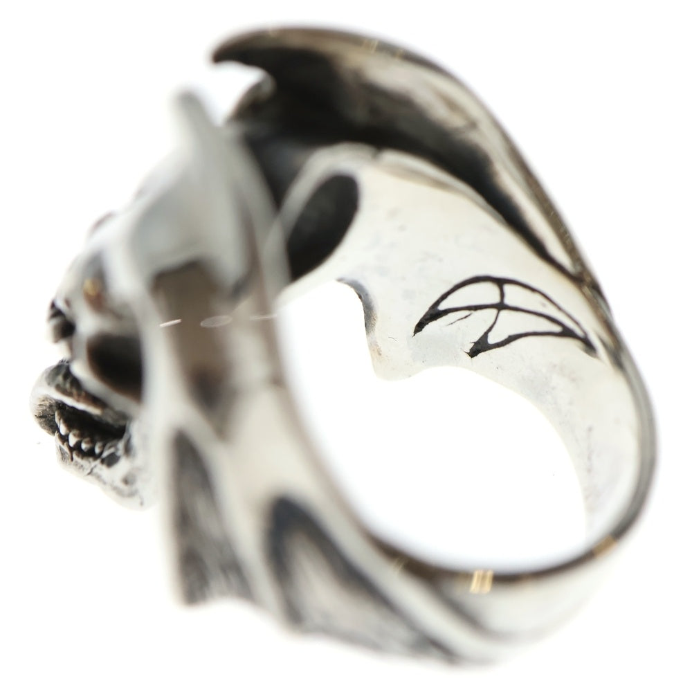 CRAZY PIG(クレイジーピッグ) ルシファー スカル リング #108 LUCIFER SKULL シルバー