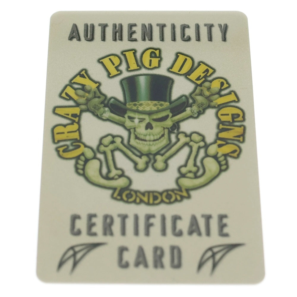 CRAZY PIG(クレイジーピッグ) ルシファー スカル リング #108 LUCIFER SKULL シルバー