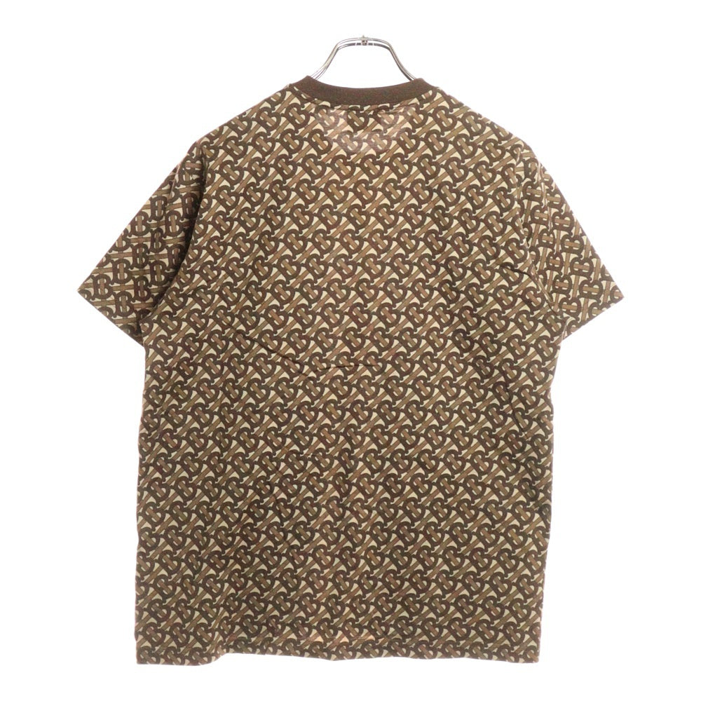 BURBERRY(バーバリー) MUNLEY TBM Tシャツ メンズ モノグラムストライププリント 半袖 コットンTシャツ 8018239 ブラウン