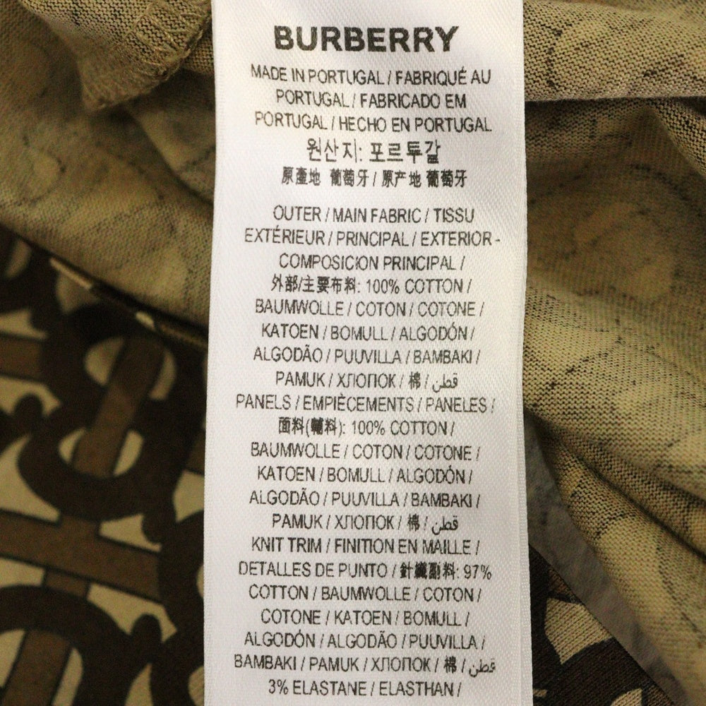 BURBERRY(バーバリー) MUNLEY TBM Tシャツ メンズ モノグラムストライププリント 半袖 コットンTシャツ 8018239 ブラウン