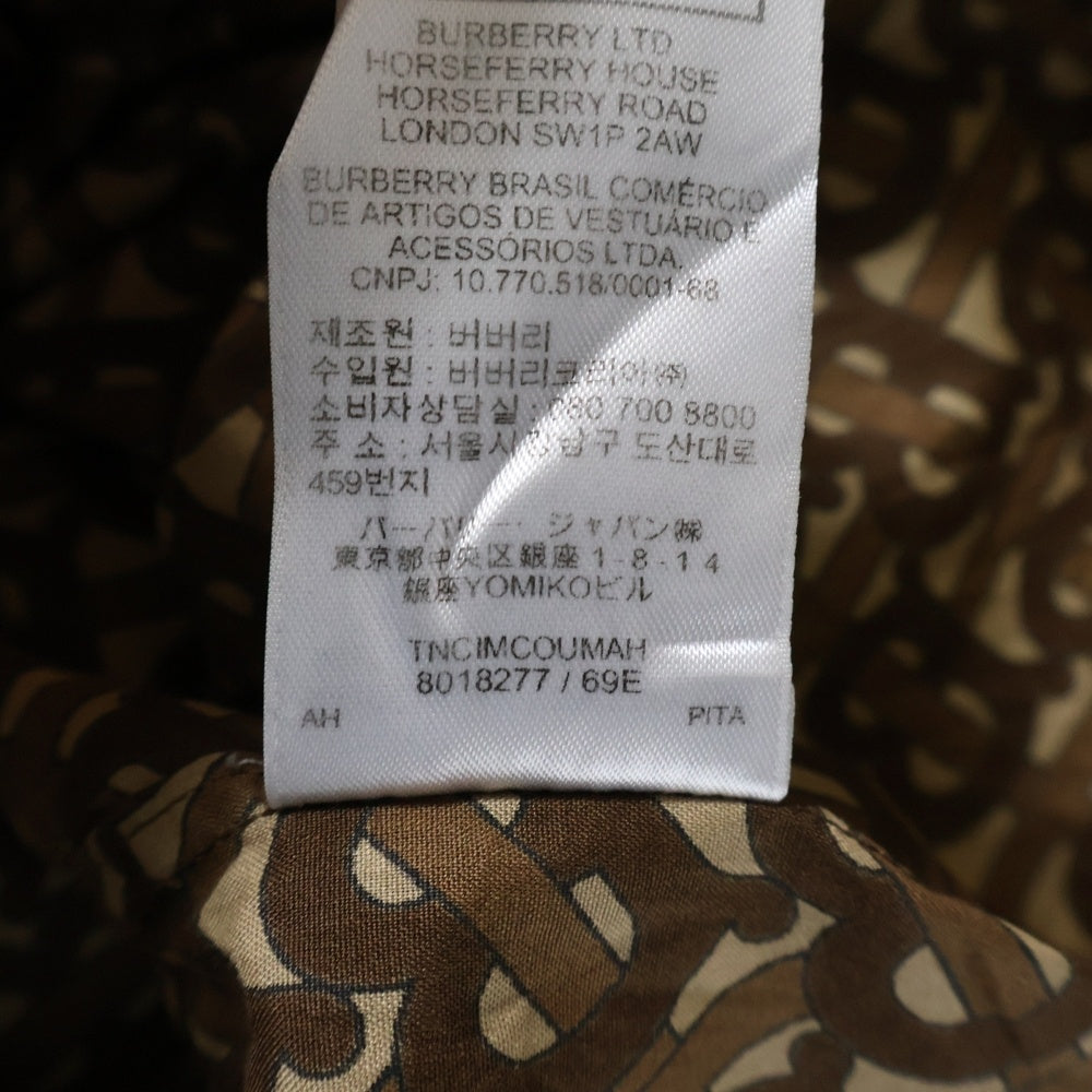 BURBERRY(バーバリー) 20SS CHATHAM TBM チャタム TBモノグラムストライプ 長袖シャツ 8018277 ブラウン