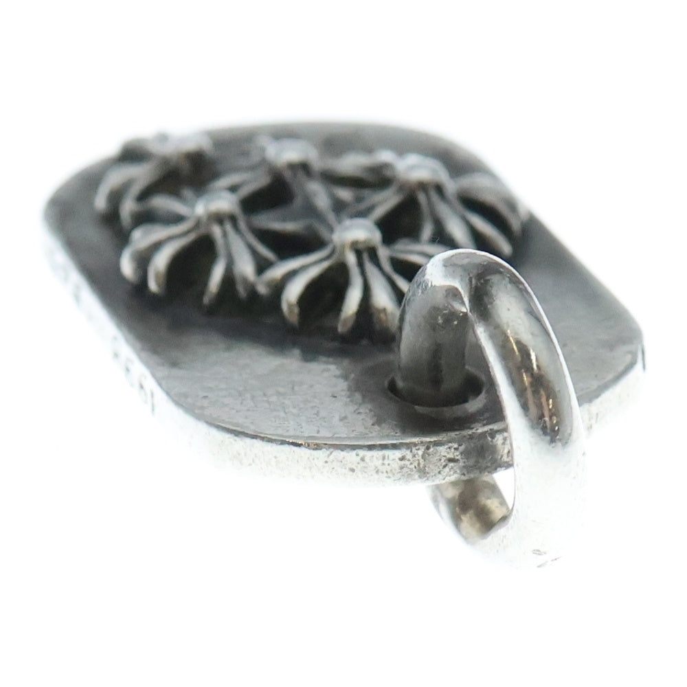 CHROME HEARTS(クロムハーツ) RAISED DOGTAG レイズド セメタリークロス スモールドッグタグ シルバー ※丸カン変形あり