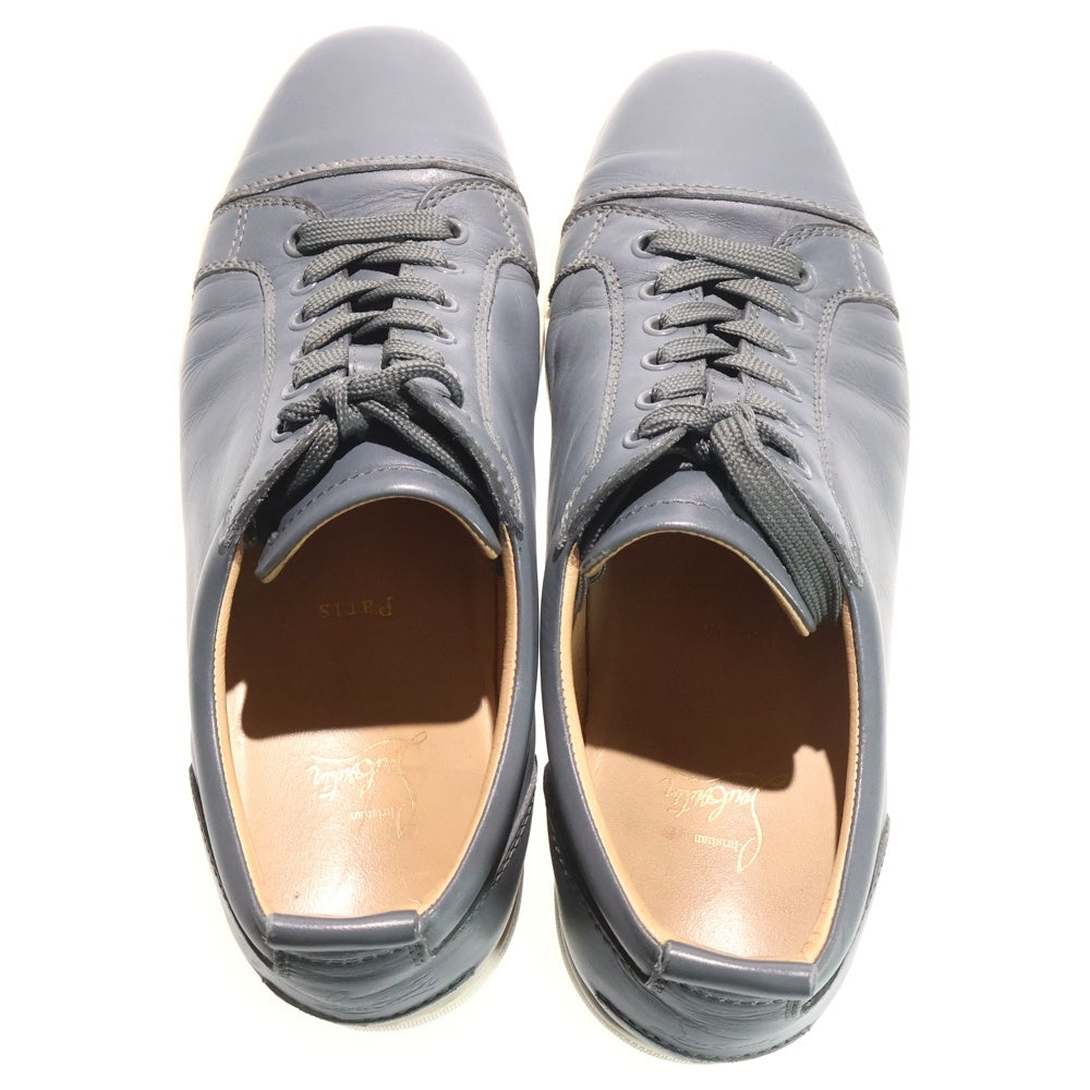 CHRISTIAN LOUBOUTIN(クリスチャンルブタン) LOUIS JUNIOR ルイスジュニア ローカット レザー スニーカー グレー 1130548