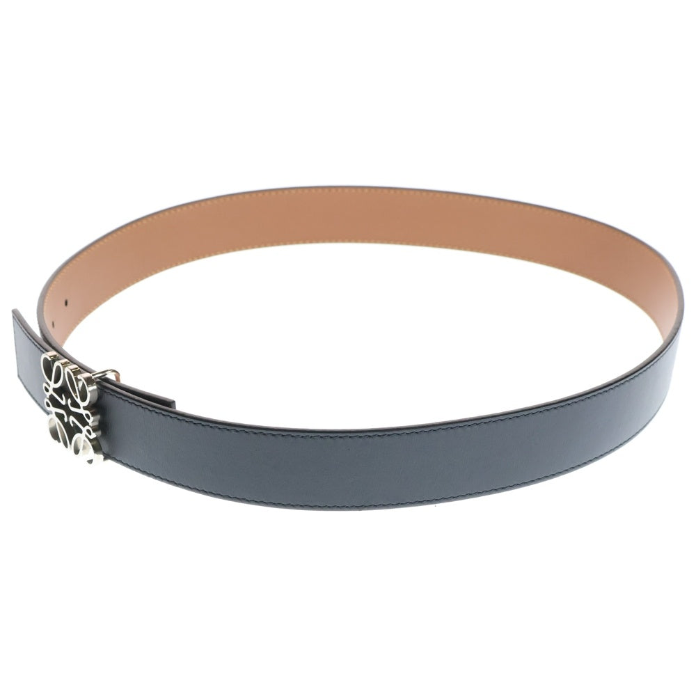 LOEWE(ロエベ) CHUNKY ANAGRAM BELT チャンキーアナグラムベルト ブラック/シルバー 832324 レディース